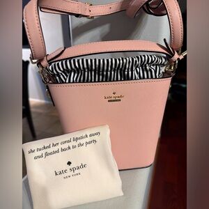 Baby light pink mini tote bag